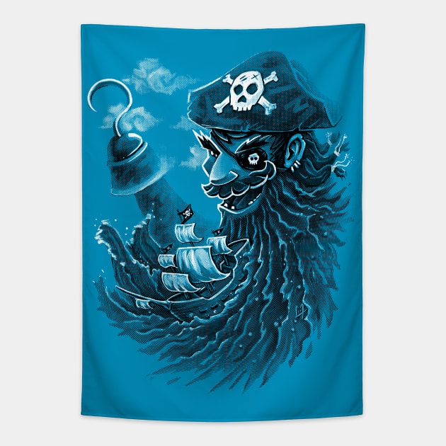 Blackbeard Tapestry by c0y0te7