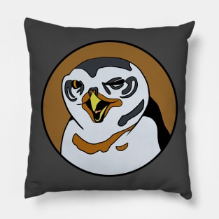 Funny Animal Design - Cheeky Owl Pillow