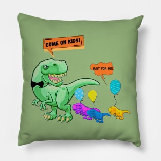 Funny T-Rex Pillow