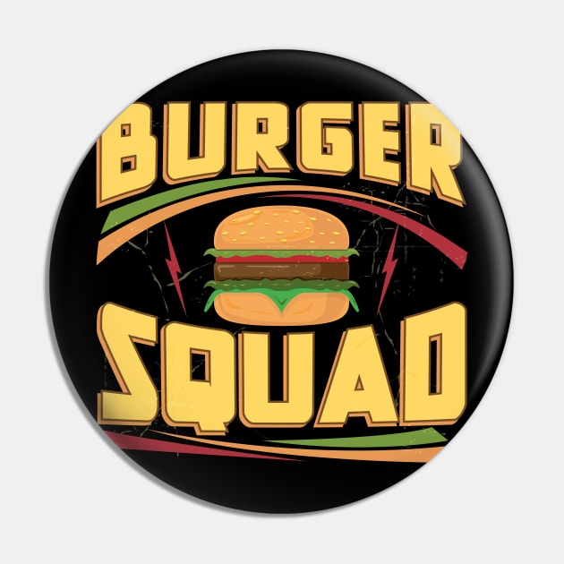 Burger Squad Cheeseburger Pin by LemoBoy