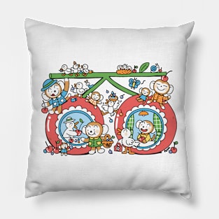 Cherry House Pillow