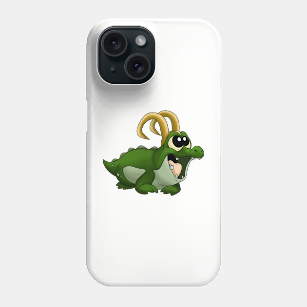 Alligator Loki Phone Case by ZkyySky