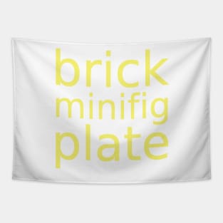 brick minifig plate Tapestry