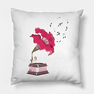 Music is everywhere Pillow