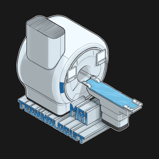 MRI technologist isometric illustration by daddymactinus