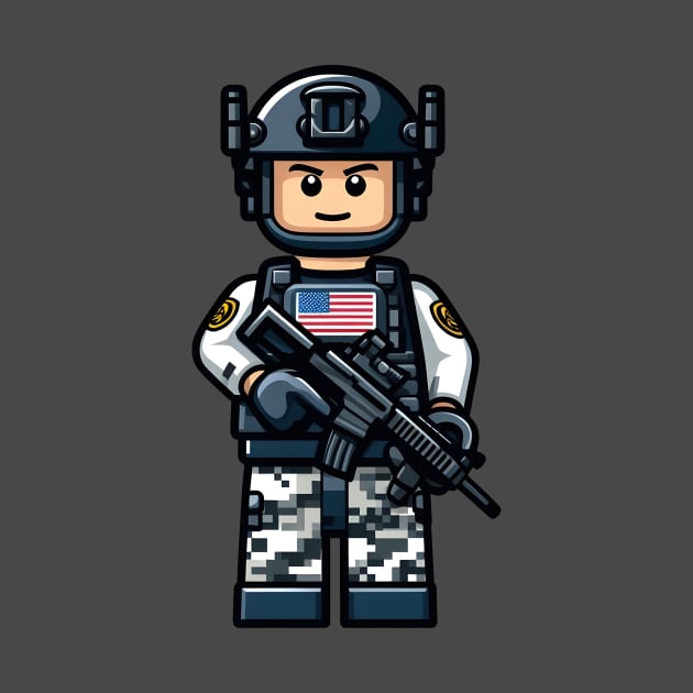 Tactical LEGO by Rawlifegraphic