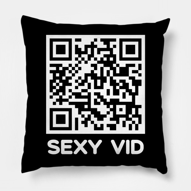Rick Rolled Qr Code With Sexy Vid Bait Rick Rolled Cuscino Teepublic It