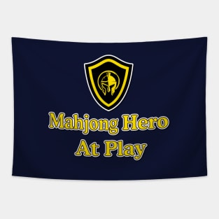 Mahjong Hero At Play_mahjong shield Tapestry