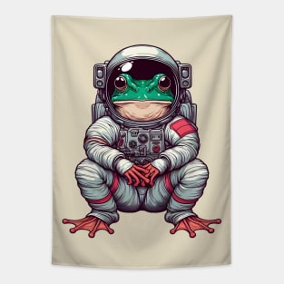 Astronomy frog Tapestry