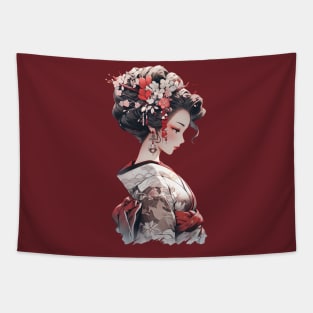 Nature Geisha Tapestry