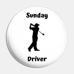 Sunday Driver Golf Design Pin