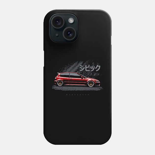 Kanjo racing Phone Case by Markaryan