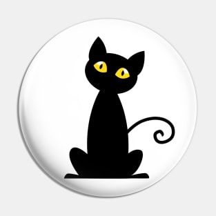 Black Cat Pin