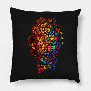 Bill Murray Stained Glass Mosaic Sharpie Marker Art Redbubble Pillow