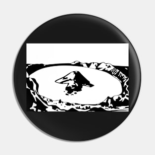 Crater Lake - full crater Pin