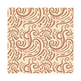 Seamless Tile Pattern - Modern Abstract Paisely T-Shirt