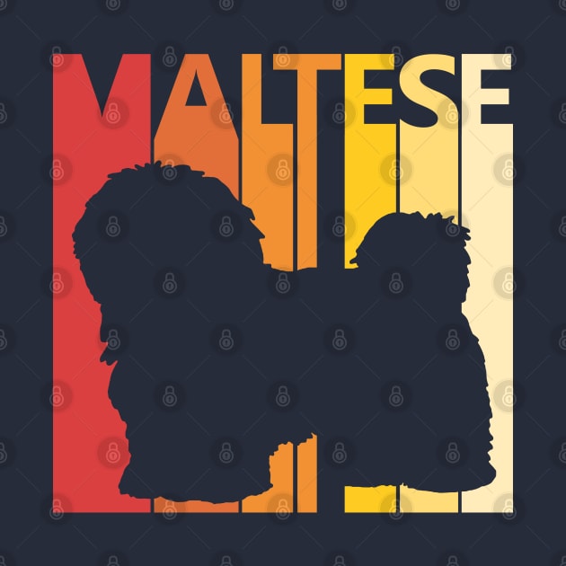 Vintage Maltese Dog by GWENT