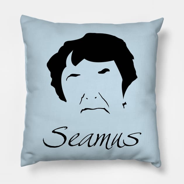 Seamus Heaney Pillow by PoetandChef