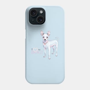 cute dog Chihuahua breed smiling Phone Case