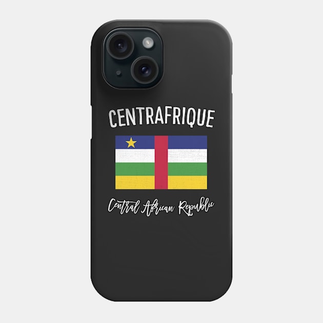 Central African Republic Flag Phone Case by phenomad