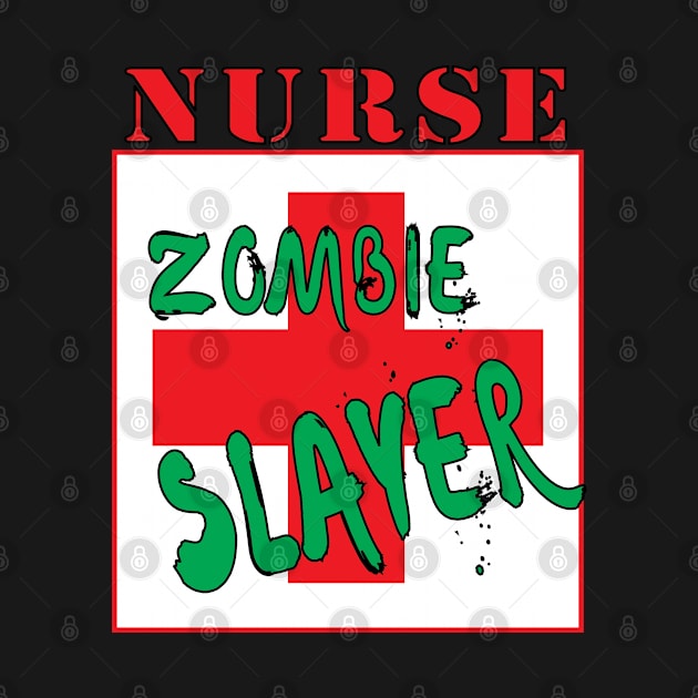 Nurse Zombie Slayer by ArtisticRaccoon