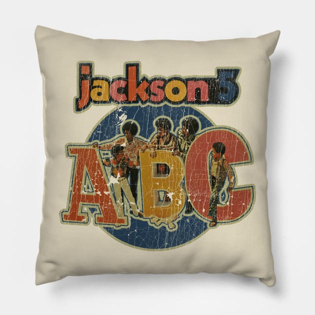 VINTAGE- FAMILY JACKSON FIVE Pillow by maskangkung