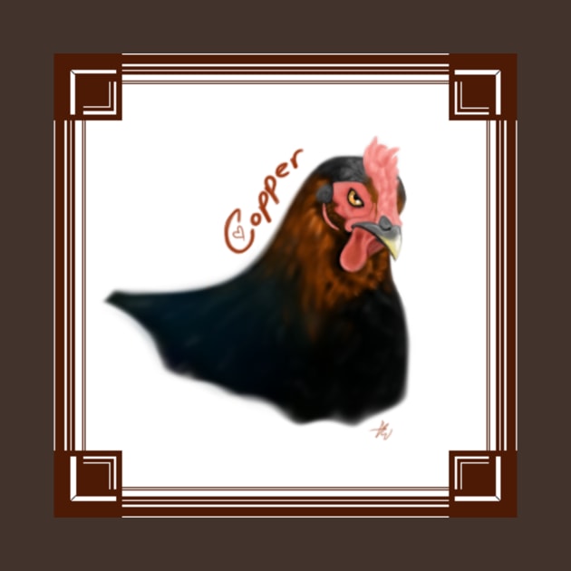 Copper the Hen by CenoChook00