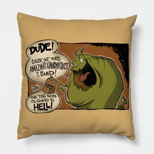 Hell in a Handbasket Pillow