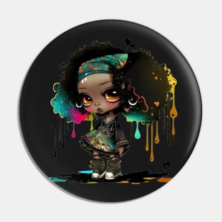 Drippy Chibi Sticky 2 Pin