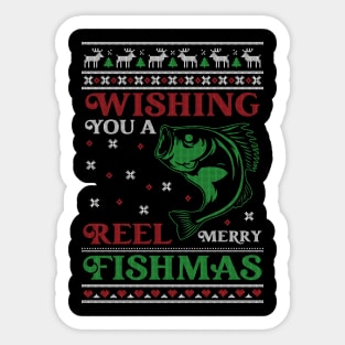 Merry Fishmas Funny Santa Claus Fishing Puns Christmas Fish T-Shirt