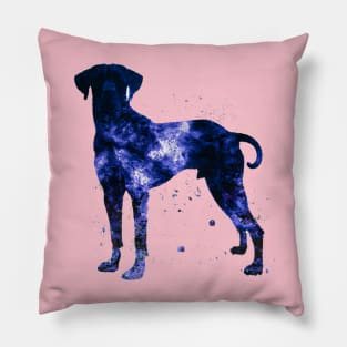 Rhodesian Ridgeback Dog Space Stencil Pillow