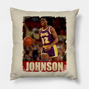 Magic Johnson - NEW RETRO STYLE Pillow