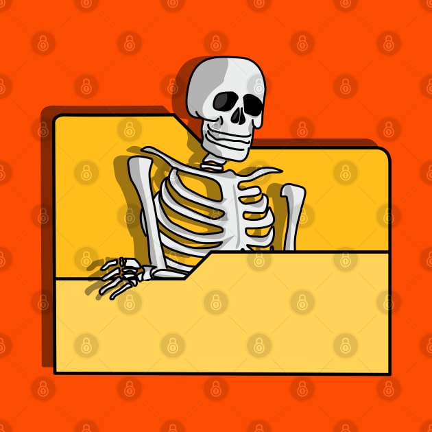 Skeleton Folder Icon by Fun Funky Designs