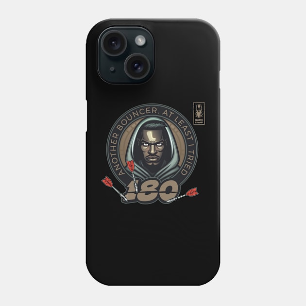 Dart 180 Onehundredandeigthy Bullseye Brown Player Phone Case by Adam Brooq