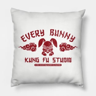 Every Bunny Kung Fu Studio Pillow