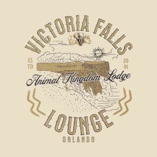 Victoria Falls Lounge at The Animal Kingdom Lodge Orlando T-Shirt