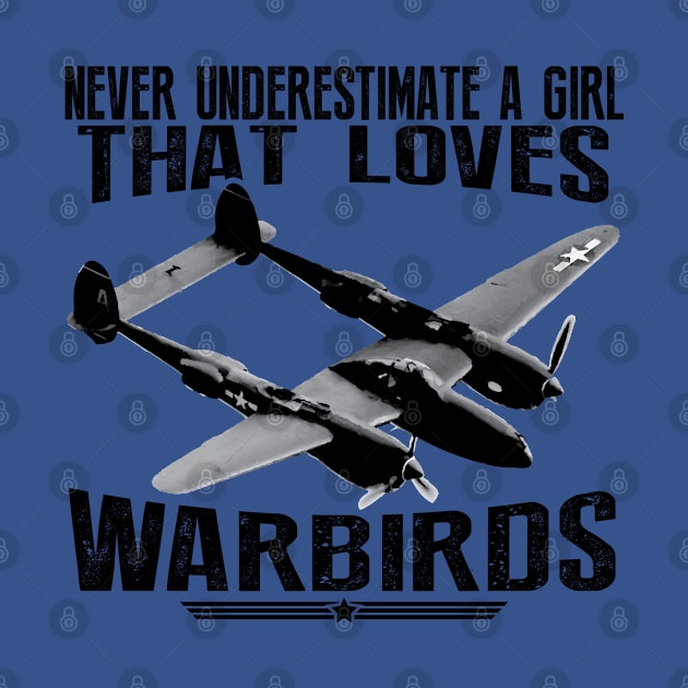 Girl who loves Warbirds by Illustratorator