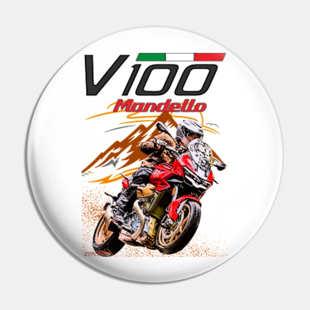 Mandello Guzzi Pin by EvolutionMotoarte