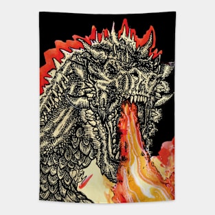 Dragon Fire Tapestry