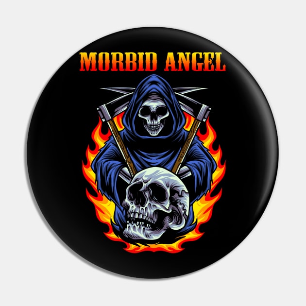 MORBID ANGEL BAND Pin by Bronze Archer