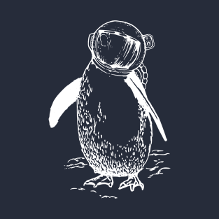 Astronauts penguin, surreal art design T-Shirt