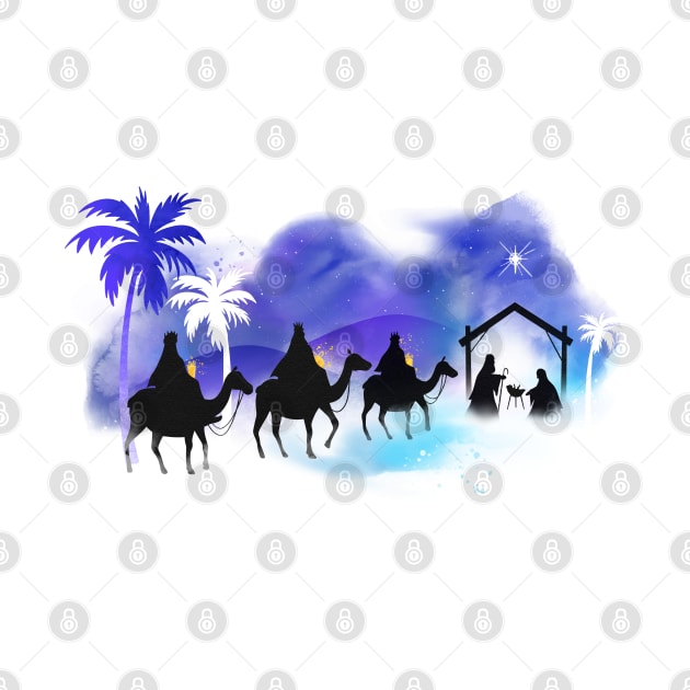 Reyes Magos Arring Nativity by Mako Design 