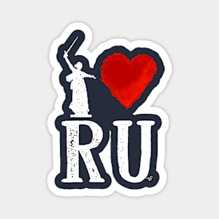 I Heart Russia white by Tai's Tees Magnet