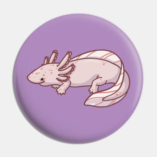 Axolotl (Leucistic) Pin