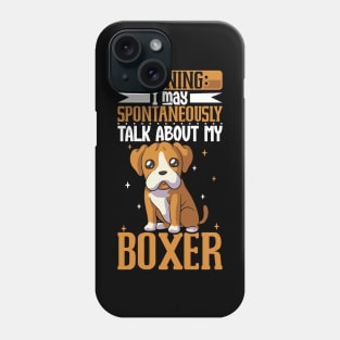 Boxer lover Phone Case