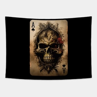 Demon Ace of Spaces Tapestry