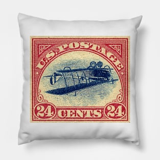 Inverted Jenny Pillow