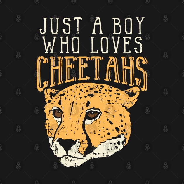 Just A Boy Who Loves Cheetahs by maxdax