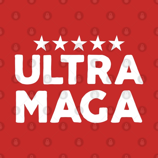 Red Proud Ultra Maga Merch by ForYouByAG