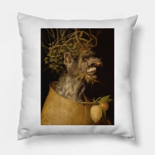 Winter - Giuseppe Arcimboldo Pillow